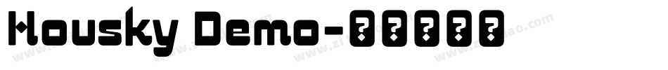 Housky Demo字体转换